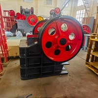 Concasseur à mâchoires PE250*400, petit concasseur primaire de roche, concasseur grossier pour l'extraction d'or avec moteur AC ou moteur diesel