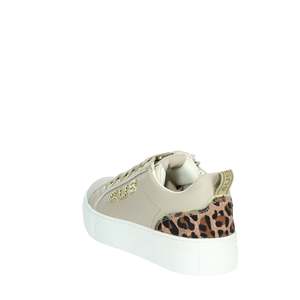 Zapatillas Deportivas para Niña 4Us Paciotti, Color Taupe con Estampado de Leopardo, Estilo para Caminar - Product Image 1