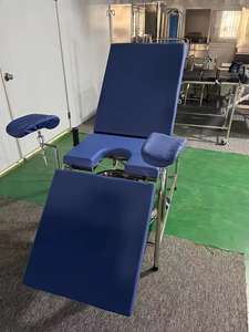 CY-OT01 de lit de table de divan d'examen d'accouchement obstétrique de gynécologie d'acier inoxydable mécanique rentable - Product Image 2