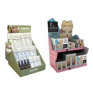 Kotak Display meja rias kustom-kardus tiang meja berjenjang untuk promosi ritel - Product Image 1