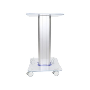 Mobile 2in1 ABS Beauty Trolley Cart White With 4 Wheels USB <b>Socket</b> Customized Logo Portable Rolling Cart For Salon Dental Clinic - Product Image 2