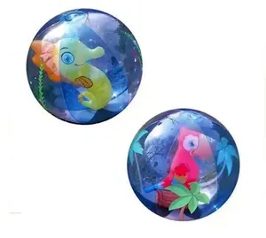 Iklan Beile bola pantai tiup kustom dengan hewan 3D