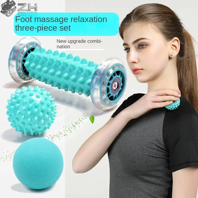 V220 Sole Suit Massage Ball EVA & ABS Sensory Hand Grip Muscle Relaxation Fitness Peanut Mask Ball