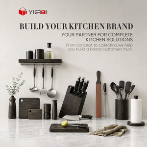 Ensemble de 8 couteaux <span class=keywords><strong>japonais</strong></span> en acier inoxydable AUS10 à haute teneur en carbone, manche en bois d'ébène, <span class=keywords><strong>couteau</strong></span> de chef de cuisine avec support - Product Image 5