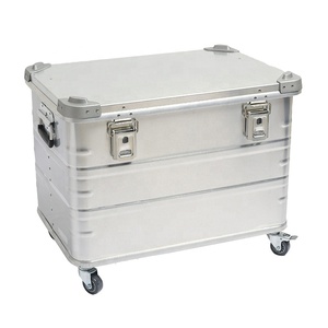 Boîtes de rangement et de transport empilables en aluminium, camping en plein air, boîte à outils en aluminium, expédition par camion, échantillon de commande, fonctionnel - Product Image 3