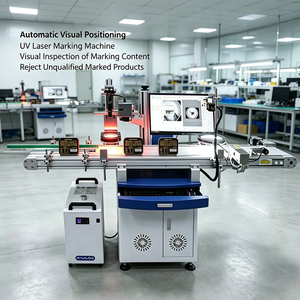 Máquina de Marcado Láser UV en Línea y Rechazo de Defectos para Cajas de Hierro de Alimentos y Dulces con Sistema de Inspección OCR de Posicionamiento Visual - Product Image 1