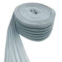 Ruban élastique plat écologique en Spandex/Polyester 50mm, ruban sergé en coton à chevrons haute densité, prix bas, 30mm noir pour la maison