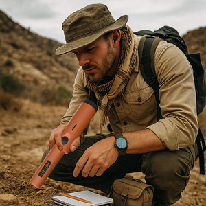 GT-109 Handheld Metal Detector Green IP68 Waterproof Archaeological Exploration Adult Use Acoustic Optical Vibration - Product Image 5