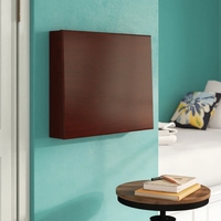 Bureau mural minimaliste moderne étagère de rangement de bureau multifonctionnelle peu encombrante station de travail de bureau flottante pliante en bois