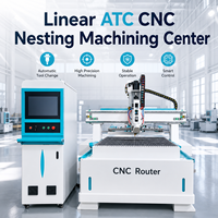 Machine de découpe CNC pour le bois Shandong Chenmai avec changeur d'outils automatique, corps robuste, précision stable pour le travail des portes d'armoires