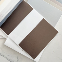Tela Opaca Blanca Lisa con Patrón Horizontal Integrado para Ventanas Francesas, con Cordón, Duradera y Anti-UV, Precio de Mayoreo Fortune Factory