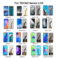 Écran TFT OEM pour Tecno Spark 2 3 4 5 6 7 8 10 20 Go 2020 2022 2023, Remplacement d'Écran Incell de Téléphone Mobile Sans Cadre
