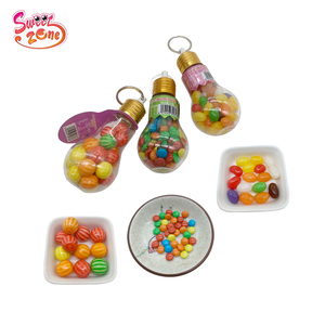 Halal colorido <span class=keywords><strong>afrutado</strong></span> Caramelos lámpara bombilla Botella Caramelo Chocolate frijol - Product Image 1