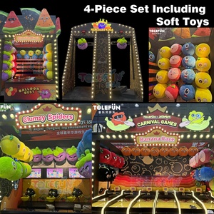 Parque de Atracciones Tolefun & jelliemons, juguetes populares para niños, muñecas grandes para interiores, juegos que funcionan con monedas, muchas luces LED, juegos de Carnaval Midway - Product Image 2