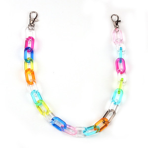 Cadena de cintura con hebilla en forma de U de resina transparente con colores de frutas, accesorio de moda unisex para uso diario - Product Image 5