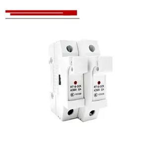 NEW New guideway type with indicator light RT18-32X 1P 2P 3P 4P 500V-690V 10*38 fuse base