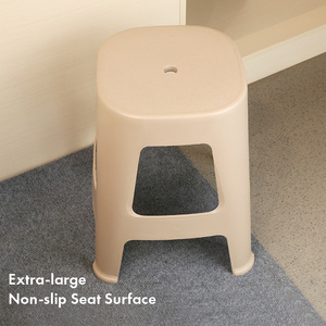 Pearl River Plastic <b>Stool</b> Stackable Modern Design Gray Blue Red Living Room Chair Home Furniture - Product Image 5