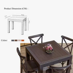 Mesa de Centro Cuadrada de Ratán Natural Tejida a Mano con Estante, Diseño Simple y Elegante para Sala de Estar, Oficina en Casa, Decoración del Centro de la Sala - Product Image 2