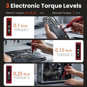 Anxtech Precision Electric <b>Screwdriver</b> <b>Set</b> 52 In 1 Cordless Battery Powered With 48 Magnetic <b>Bits</b> For Home Improvement - Product Image 2