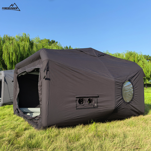 Forerunner 10 ㎡   Tenda Capsula Spaziale Nera e Grigia Senza Palo Centrale, Montaggio Istantaneo per <span class=keywords><strong>Glamping</strong></span> e Campeggio all'Aperto - Product Image 2