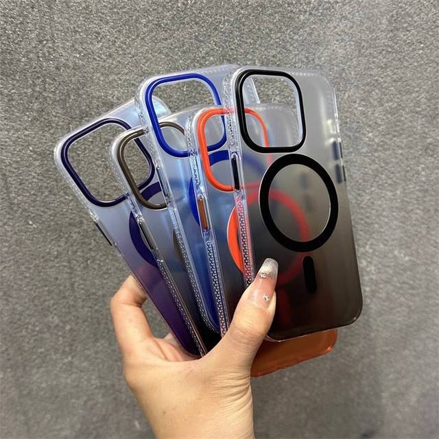 Magnetic Kickstand & Rotatable Ring Holder Silicone Case Cover for Mobile Phones