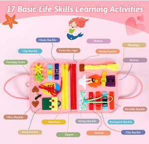 <span class=keywords><strong>Livre</strong></span> d'activités Montessori en feutre pour enfants de 2 <span class=keywords><strong>ans</strong></span>, <span class=keywords><strong>8</strong></span> pages, rose, pour apprendre les compétences de base en voyage, jouet éducatif précoce, <span class=keywords><strong>livre</strong></span> silencieux et occupé - Product Image 5