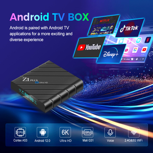 กล่องทีวีแอนดรอยด์ Factory Outlet รุ่น Z1 Plus H618 2+16 รองรับ Dual Wifi พร้อมรีโมทสั่งงานด้วยเสียง Bluetooth ระบบปฏิบัติการ Android 12 รุ่น Smart Ott - Product Image 4