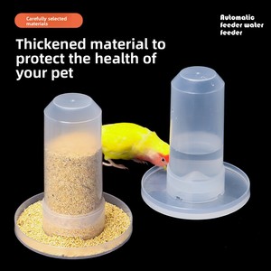 Comedero y Bebedero Automático para Aves, Diseño Redondo para <span class=keywords><strong>Palomas</strong></span> y Periquitos, Bebedero para Pollos, Caja <span class=keywords><strong>de</strong></span> Alimentación, Bandeja para Comida - Product Image 2