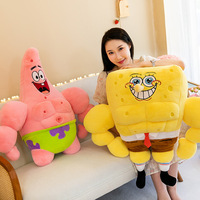 Vente en gros de peluches, jouets et articles cadeaux de Bob l'éponge et Patrick Star, disponibles pour l'échange, y compris des porte-clés en peluche.