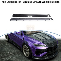 Jupes latérales en fibre de carbone sèche style WD pour Lamborghini Urus SE 2025 2026 – Pièces de modification de carrosserie extérieure automobile