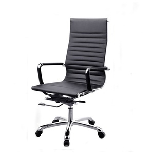 Chaise de bureau en cuir rouge rose, mobilier de bureau Dubaï - Product Image 6