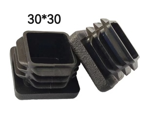 Insert de <span class=keywords><strong>Tube</strong></span> en LDPE, Insert côtelé en plastique <span class=keywords><strong>30X30</strong></span> <span class=keywords><strong>bouchon</strong></span> de <span class=keywords><strong>Tube</strong></span> de raccord de tuyau carré <span class=keywords><strong>bouchon</strong></span> de <span class=keywords><strong>Tube</strong></span> pour <span class=keywords><strong>Tube</strong></span> signe-poteaux clôtures Push in Feet - Product Image 1