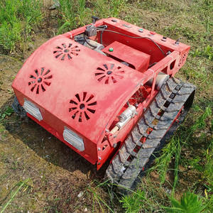 Tondeuse à <span class=keywords><strong>gazon</strong></span> à chenilles télécommandée pneumatique, moteur 16 CV 452cc, récupération de terrains en pente, coupe-herbe à essence, désherbeur - Product Image 6