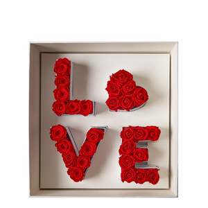 Nuovo Prodotto 2025 Regali per San Valentino Fiore Immortale Infinity Venus Fleur Forever Scatola di Rose Conservate con Scritta I LOVE <span class=keywords><strong>U</strong></span> - Product Image 2