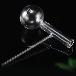 Hand Made Blown Tube Borosilicate Glass Boiling Flask Manual glass test tubes with round bottom flask used in the laboratory