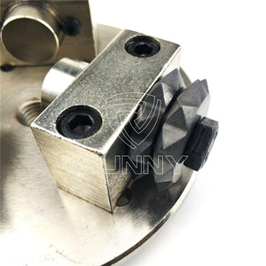 Plaque de marteau à trois têtes de 125 mm pour meuleuse d'angle, texturage de surface béton et granit, taille de tête personnalisable, directement de l'usine OEM - Product Image 2