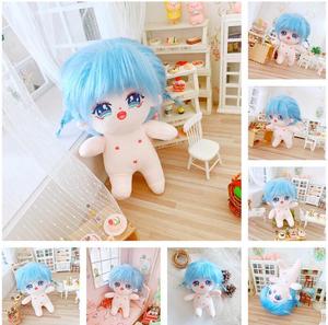 En stock, prêt à être expédié, poupées en peluche K-pop de 20 cm, poupées en coton, poupées nues avec squelette en plastique PVC - Product Image 3
