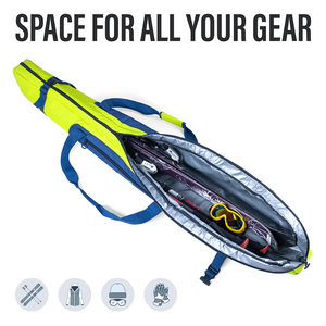 Borsa da Sci da Viaggio Completamente Imbottita Impermeabile Custodia per Snowboard con Tracolla per Tavola Lunga e Attrezzatura - Product Image 2