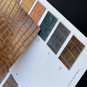 Commercio all'ingrosso PVC <span class=keywords><strong>coccodrillo</strong></span> modello di pelle tessuto impermeabile in pelle artificiale per la borsa scarpe mobili cuscini decorativi divano - Product Image 4