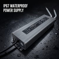 Alimentation Étanche IP67 12V 20A 250W AC/DC pour Bande LED Extérieure