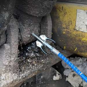 Coupleur de pistolet à graisse 10000 PSI NPTI/8 à déconnexion rapide, embout de pompe à graisse/huile, tuyau flexible à ressort de 12 pouces, embout de seringue pour lubrifiant, kit d'outils - Product Image 3