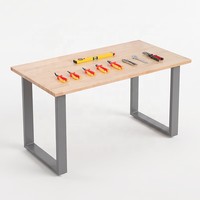 Table en bois massif moderne minimaliste sur mesure, polyvalente pour servir de bureau de travail, de bureau d'ordinateur, de bureau d'ordinateur portable ou de table à manger