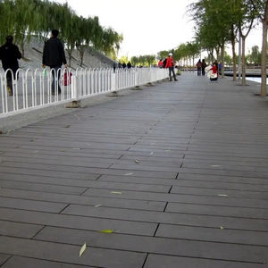 Balkon Terras Tuin Patio Zwembad Dek Buiten Hout Kunststof Composiet Dek Exterieur Co-Geëxtrudeerde <span class=keywords><strong>Wpc</strong></span> Vloeren - Product Image 2