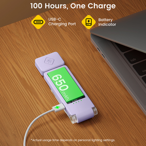 Nuova <span class=keywords><strong>Luce</strong></span> da Lettura Portatile Ricaricabile USB 2026 con 5 Modalità di Luminosità e Colore per la Lettura Notturna - Product Image 6