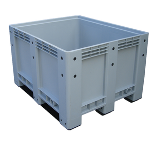 Tốt Nhất Bán Số Lượng Lớn Container 1200*1000*760Mm HDPE Nhựa Pallet Hộp 820L Công Suất 1T Tải Động 4T Tải Tĩnh Kệ Sẵn Sàng - Product Image 1