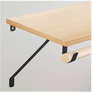 ขายึดชั้นวางของ WEKIS แบบหนาพิเศษ แข็งแรงทนทาน สีดำด้าน  วัสดุเหล็ก  มีหลายขนาดให้เลือก - Product Image 4