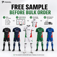Maillots de football personnalisés style 2025/26 – Impression nom et numéro sur mesure – Kits de football respirants en polyester 160g pour clubs et supporters