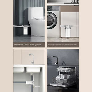 Pré-filtre en plastique pour purificateur d'eau domestique, grande filtration des impuretés particulières, 3000 GPD, alimenté par véhicule, multi-usage, anti-calcaire, anti-chlore - Product Image 4