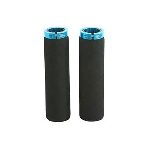 Cubierta de manillar de bicicleta de esponja de alta densidad, anillo de bloqueo de aleación de aluminio, antideslizante, absorción de impactos - Product Image 2