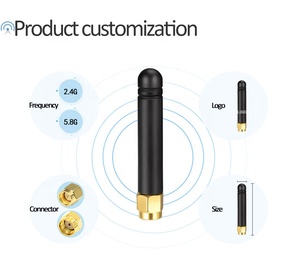 Lưỡng cực 2.4GHz dọc nhỏ mập mạp cao su vịt wifi cho ăng-ten - Product Image 3